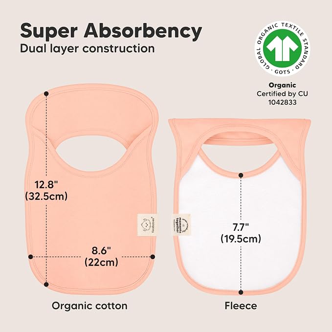 8-Pack Baby Bibs for Boys, Girls - Image 3