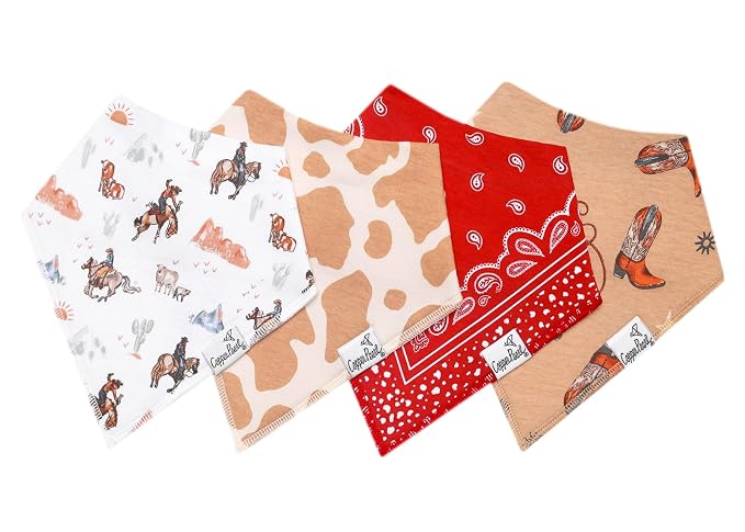 Copper Pearl Baby Bandana Drool Bibs by CopperPearl