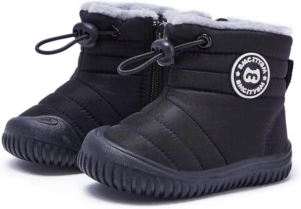 BMCiTYBM Toddler Baby Snow Boots Winter Shoes Boys Girls Cold Weather Baby Faux by BMCiTYBM