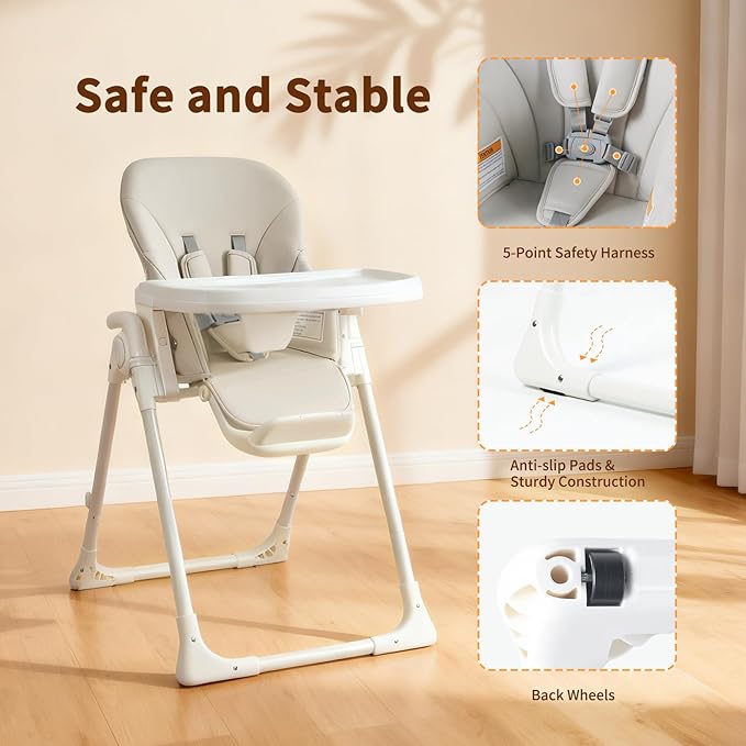 High Chair, Foldable High Chairs - Image 6