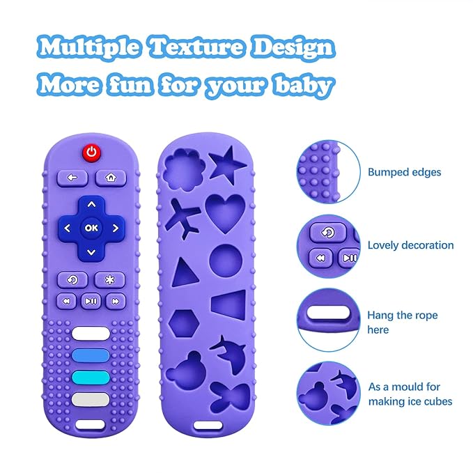 Baby Teething Toys, Food Grade Silicone Teether - Image 5