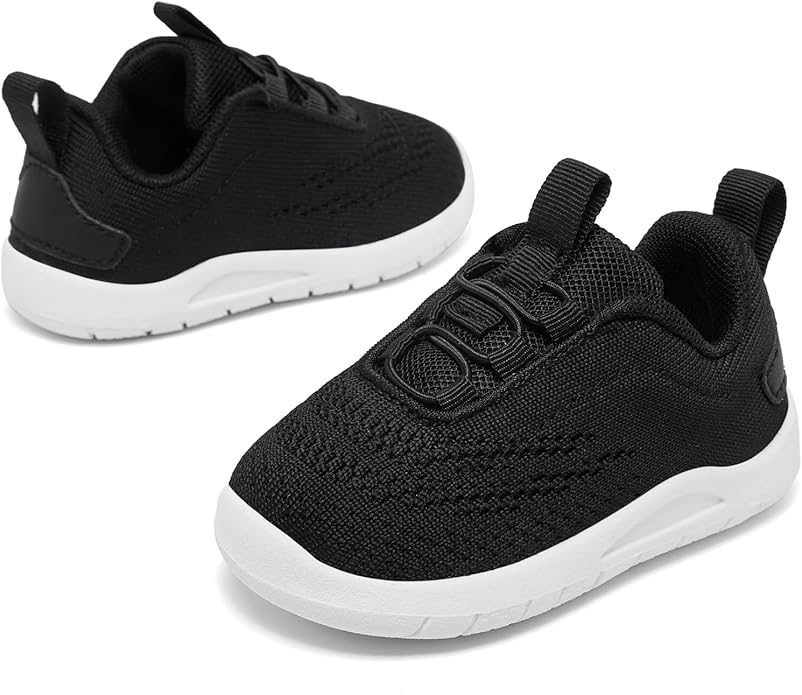 MORENDL Toddler Slip On Sneakers Baby Walking Shoes Non-Slip Breathable Unisex - Image 3