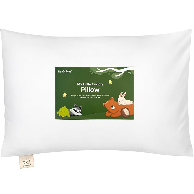 Toddler Pillow with Pillowcase by KeaBabies