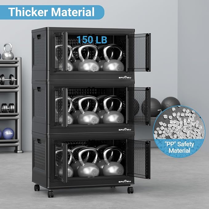 BROVIEW 400Qt Stackable Storage Bins - Image 4