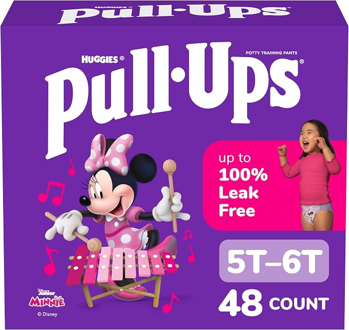 Pull-Ups Girls' Potty Training Pants, Size 5T-6T Training Underwear by Pull-Ups