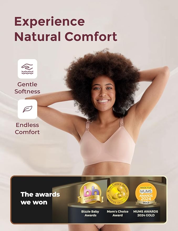 Momcozy Nursing Bras for Breastfeeding, YN21 Seamless Ultra Comfort Maternity - Image 2