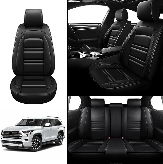 Seat Covers for Toyota Sequoia 2008-2025 | 5-Seats Leather Seat Covers - Image 2