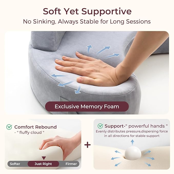 Momcozy Innovative Safety Fence Nursing Pillow - Image 4