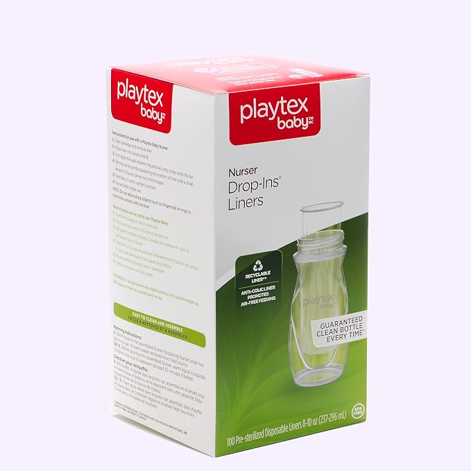 Playtex Baby Nurser Pre-Sterilized Disposable Drop-Ins Baby Bottle Liners - Image 8