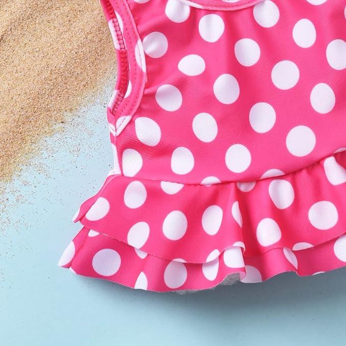 Aalizzwell Toddler Baby Girl Bathing Suit Two Piece Swimsuit Bikini Beach Wear - Image 4