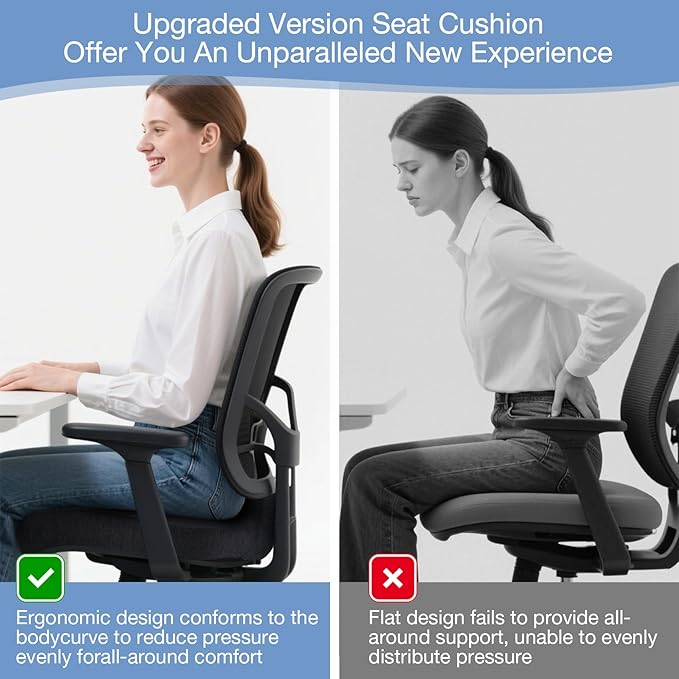 Memory Foam Seat Cushion, Chair Cushion - Image 3