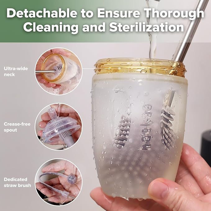 haakaa Weighted Straw Sippy Cup - Image 7