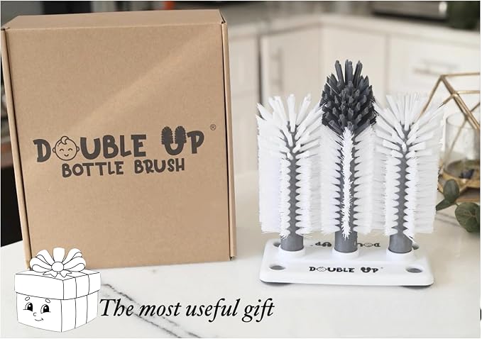 Double Baby Bottle Cleaning Brush Set - Image 9