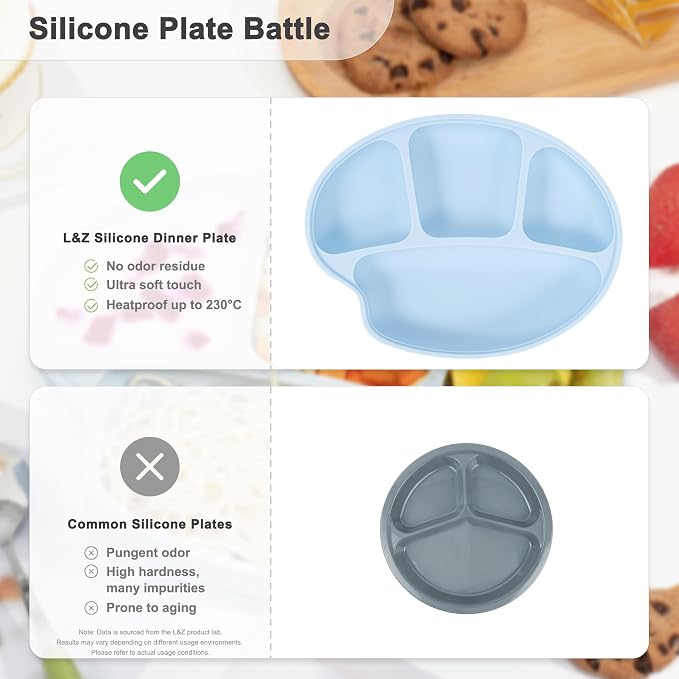 Li&Zhao Baby Bowls with Suction - Image 5