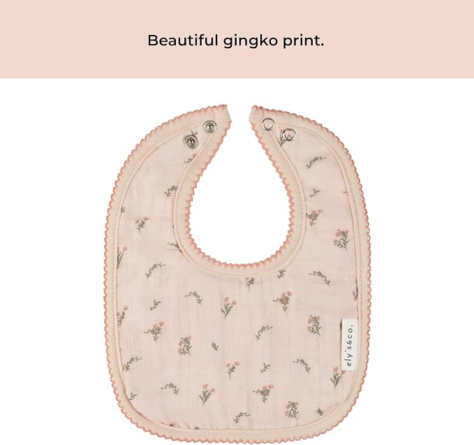 Ely's & Co. 100% Cotton Muslin Bib - Image 8