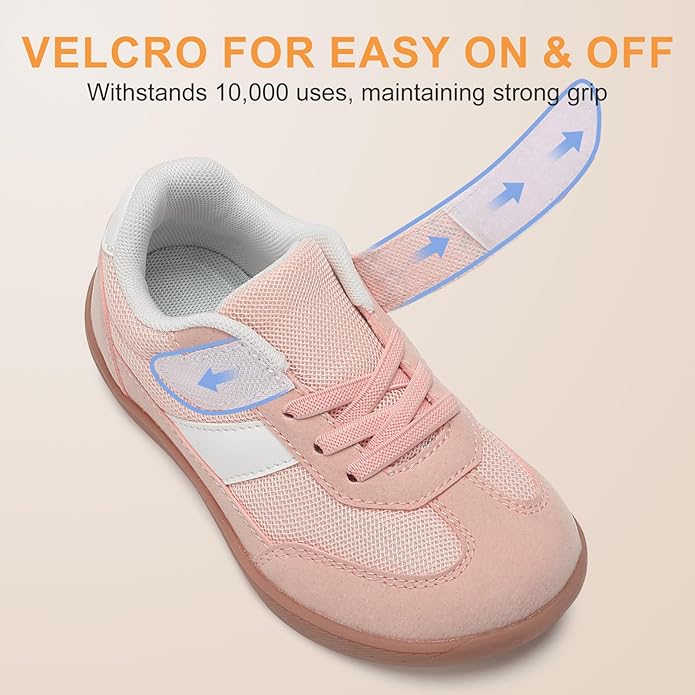 Toddler Wide Toe Box Shoes Zero Drop Minimalist Sneakers - Image 4