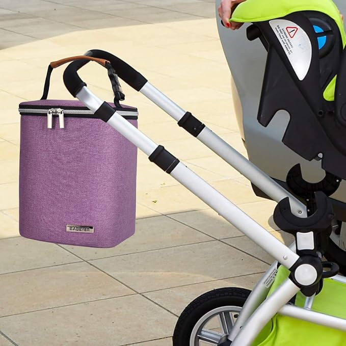 Breast Milk Cooler Bag with Ice Pack Fits 4 Baby Bottles Up to 9 Ounce - Image 7