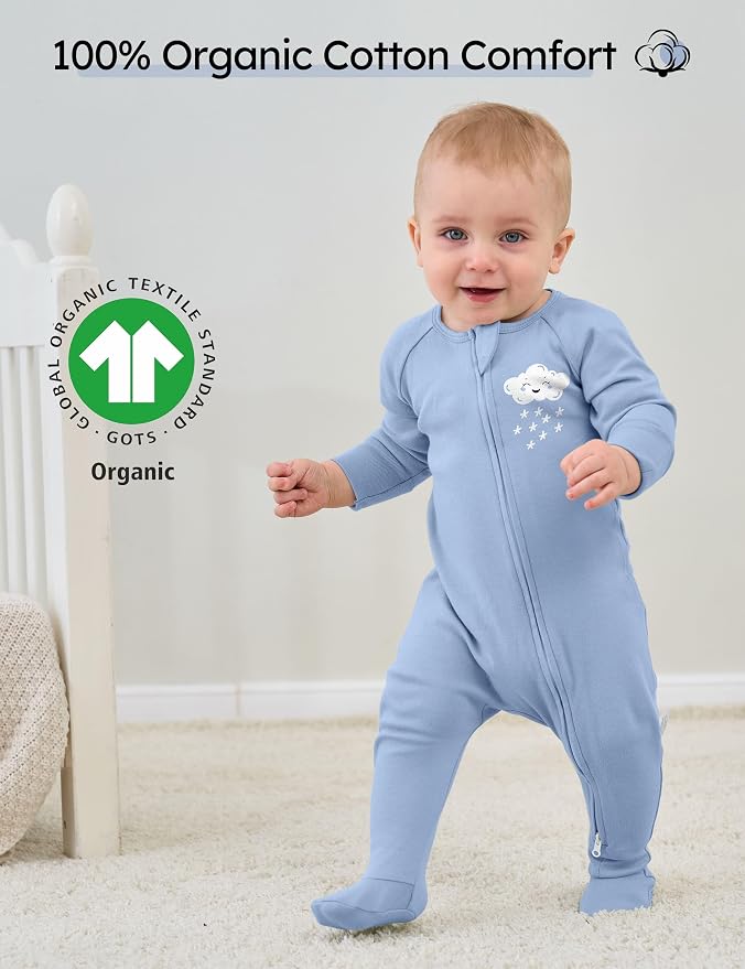 Yoofoss Baby Pajamas 100% Cotton Baby Sleepers - Image 2