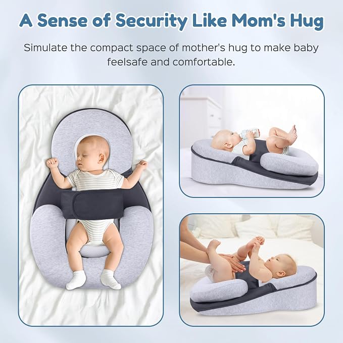 Baby Lounger Pillow for Infant Support Cushion Reflux Breastfeeding Pillow - Image 4
