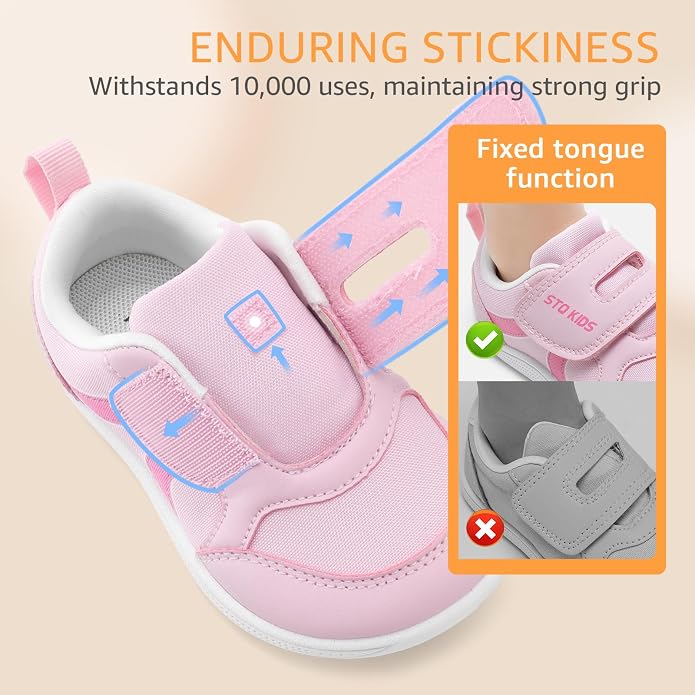 Toddler Wide Toe Box Barefoot Shoes Boys Girls Sneakers Kids Tennis Shoes - Image 8