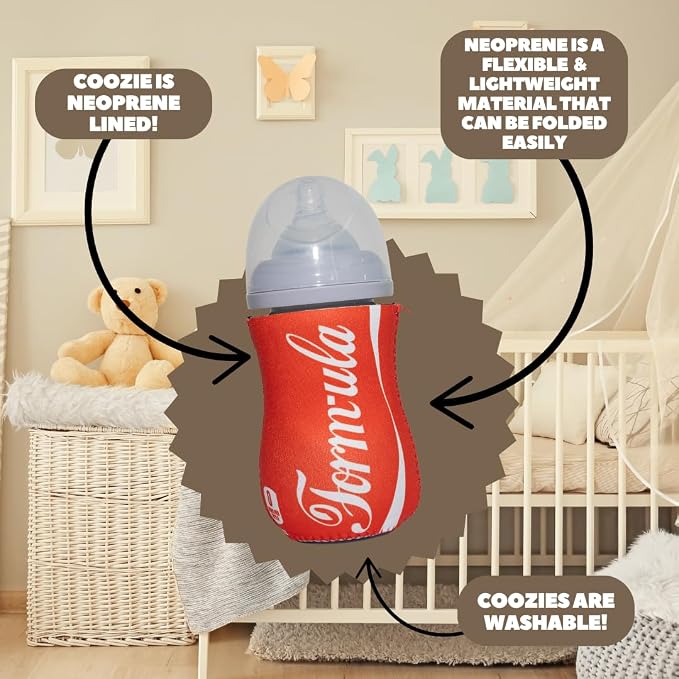 Soft Drink Themed Coozies for Baby Bottles - Image 5