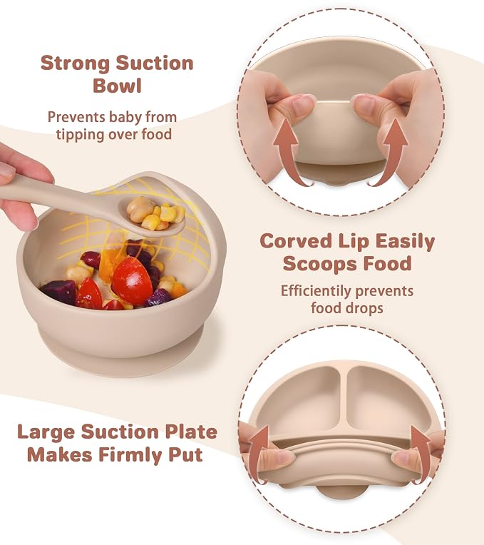 ECLIP Silicone Baby Feeding Set, Travel Bag - Image 3