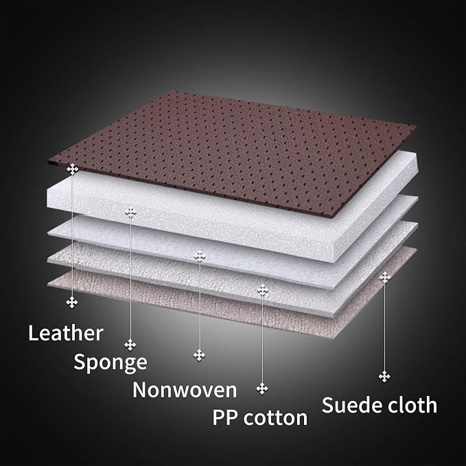 Coverado Universal Seat Covers Front, Waterproof Nappa Leather Car Seat Covers - Image 7