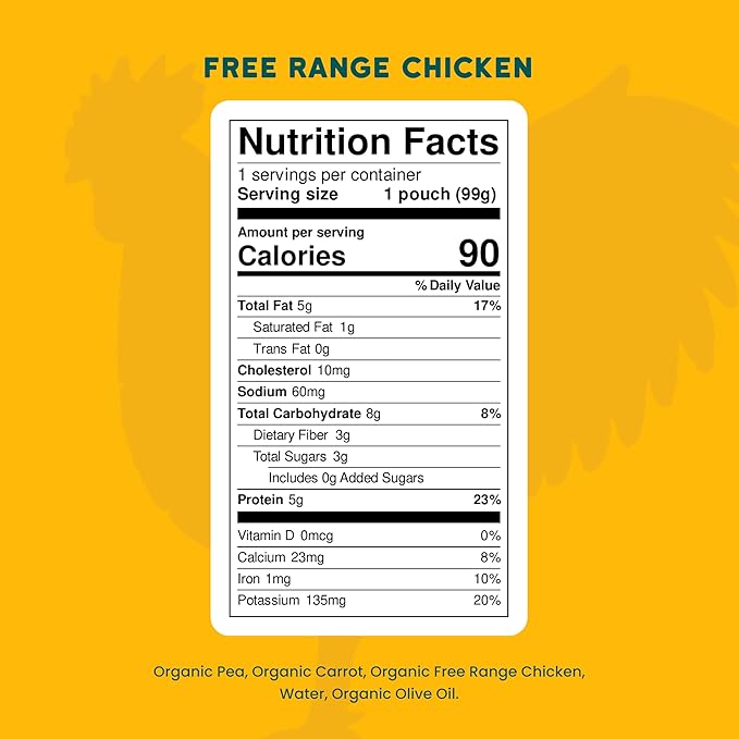 Serenity Kids 6+ Months Baby Food Chicken Pouch Puree - Image 3