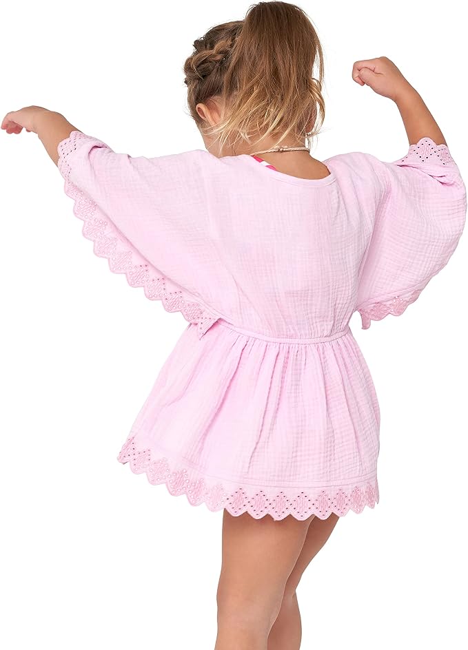 Gerber baby-girls Toddler Kaftan Swim Cover Up - Image 3