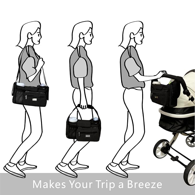 TOPDesign Universal Baby Stroller Organizer, Stroller Caddy - Image 7