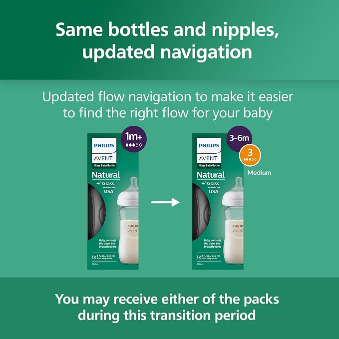 Philips Avent Natural Glass Baby Bottles - Image 8