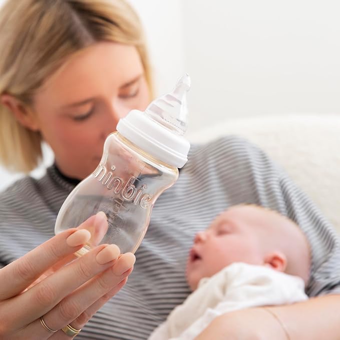 Minbie Newborn Breastfeeding Baby Bottle - Image 4