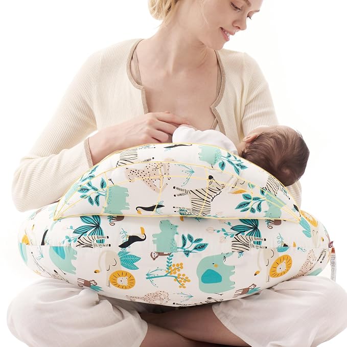 Momcozy Pioneering Safety Fence Nursing Pillow by Momcozy