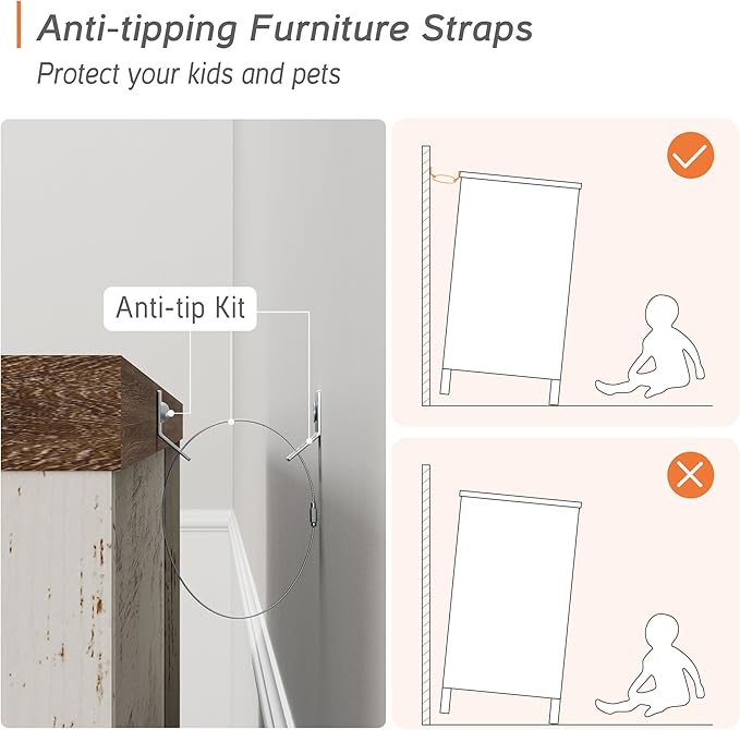 WAMPAT Baby Dresser for Bedroom - Image 5