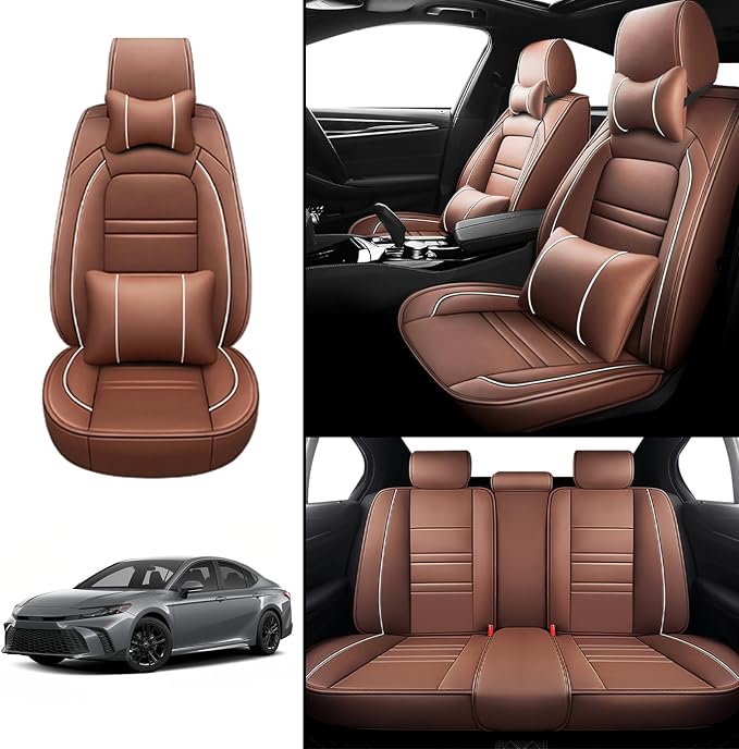 Car Seat Covers for Toyota Camry 2002-2025 | 5-Seats Seat Covers, Waterproof - Image 2