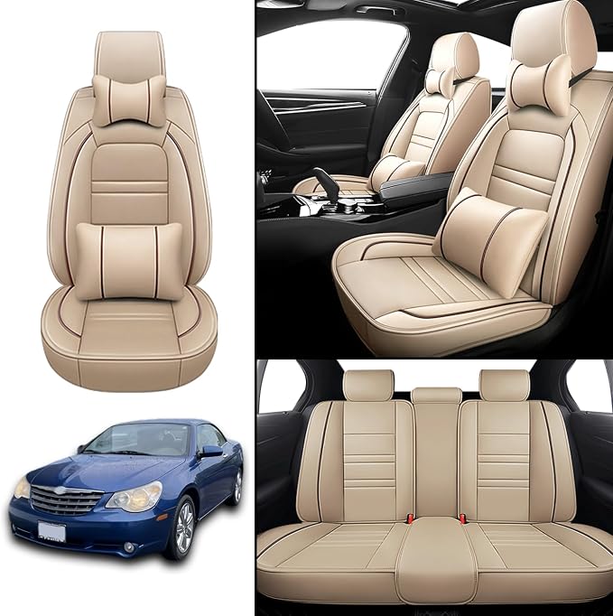 Car Seat Covers for Chrysler Car Sebring 2000-2010 | 5-Seats Seat Covers - Image 2