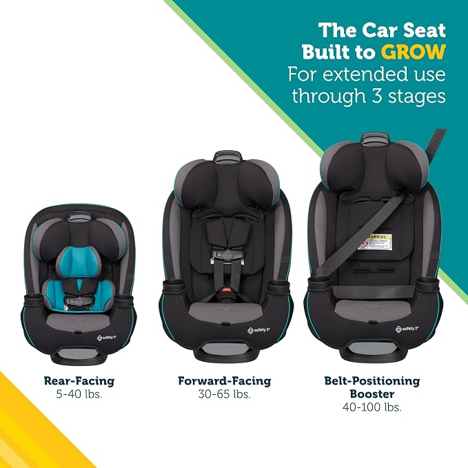 Safety 1st Grow and Go All-in-One Slim Convertible Car Seat, Rear Facing - Image 2