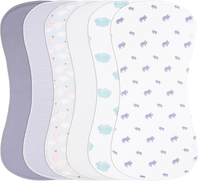 2-in-1 Burp Cloths and Baby Bibs by Benoxine