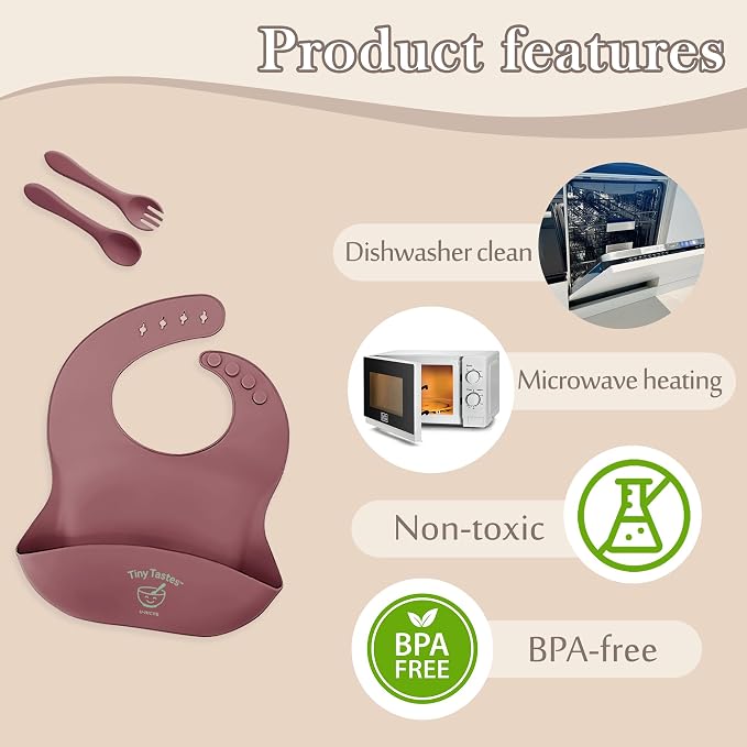 10-Piece Silicone Baby Feeding Set – BPA-Free, Spill-Proof Suction Plate - Image 8