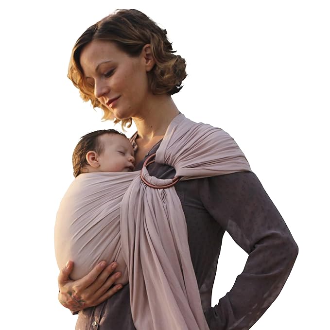 Nalakai Ring Sling Baby Carrier, Soft Linen Baby Sling, Baby Wrap, and Giving by NALAKAI