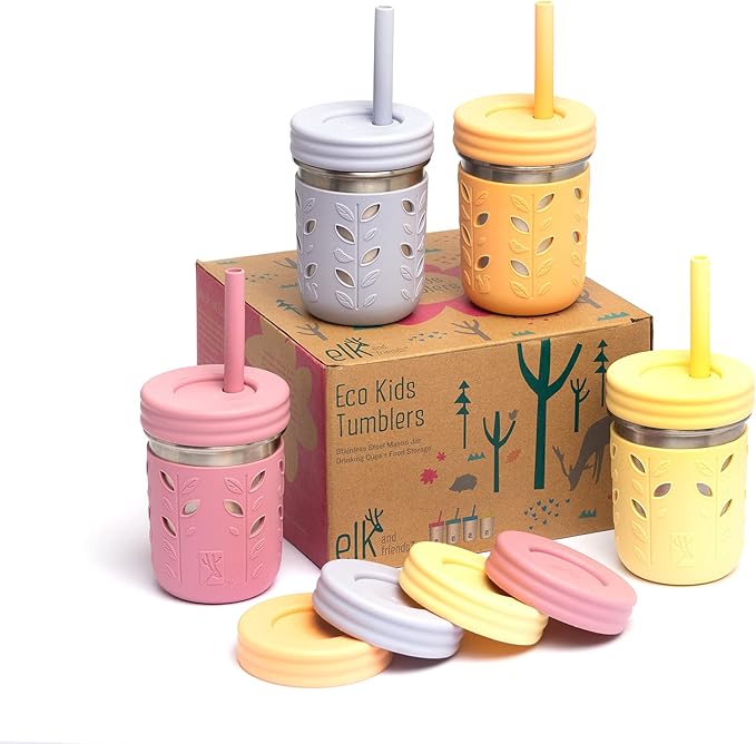 Elk and Friends 10oz Stainless Steel Kids + Toddler Drinking Cups | The by ElkandFriends
