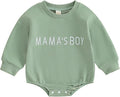 VISGOGO Newborn Infant Baby Boy Girls Oversized Romper Little Dude Sweater by VISGOGO