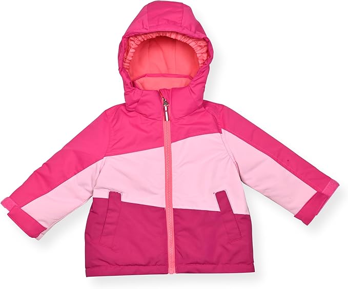 Arctic Quest Little Girls Bib Snow Pants and Ski Jacket Water-Resistant Snowsuit - Image 2