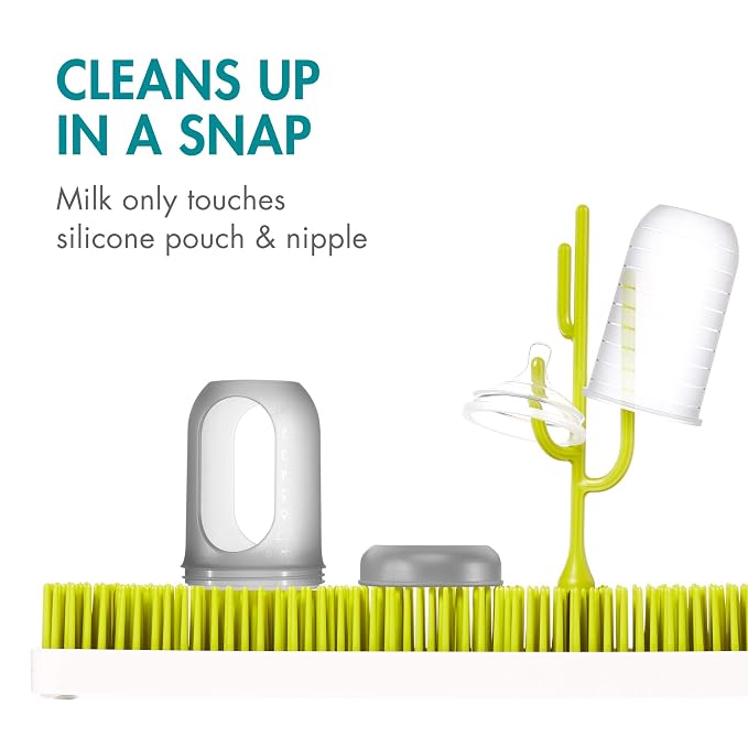 Boon Nursh Reusable Silicone Pouch Baby Bottles - Image 7