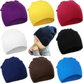 DRESHOW BQUBO 8 Pack Unisex Baby Beanie Hat Infant Toddler Kid Hats Baby Soft by DRESHOW