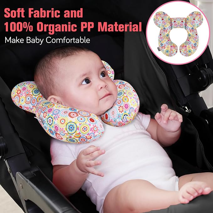 KAKIBLIN Baby Neck Pillow, Upgraded Baby Support Pillow, Baby Neck Support - Image 2