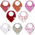 Parker Baby Bandana Drool Bibs 8 Pack Baby Bibs by ParkerBabyCo