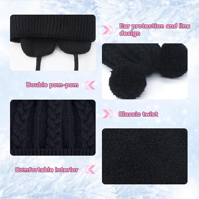 Duoyeree Toddler Winter Hat - Image 3