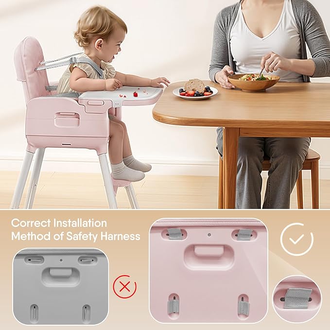 3-in-1 Portable Baby High Chair - Image 7