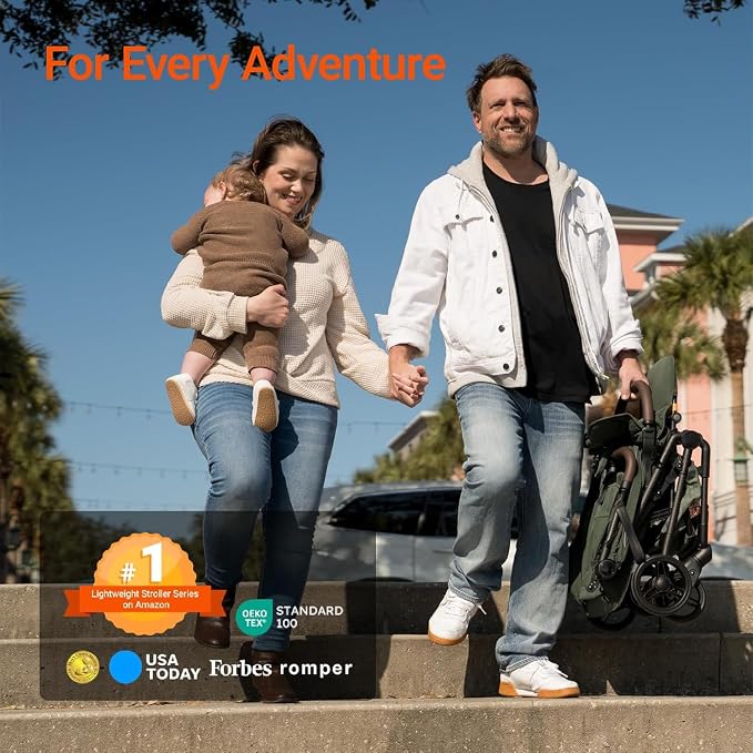 MAMAZING Lightweight Baby Travel Stroller - Image 2